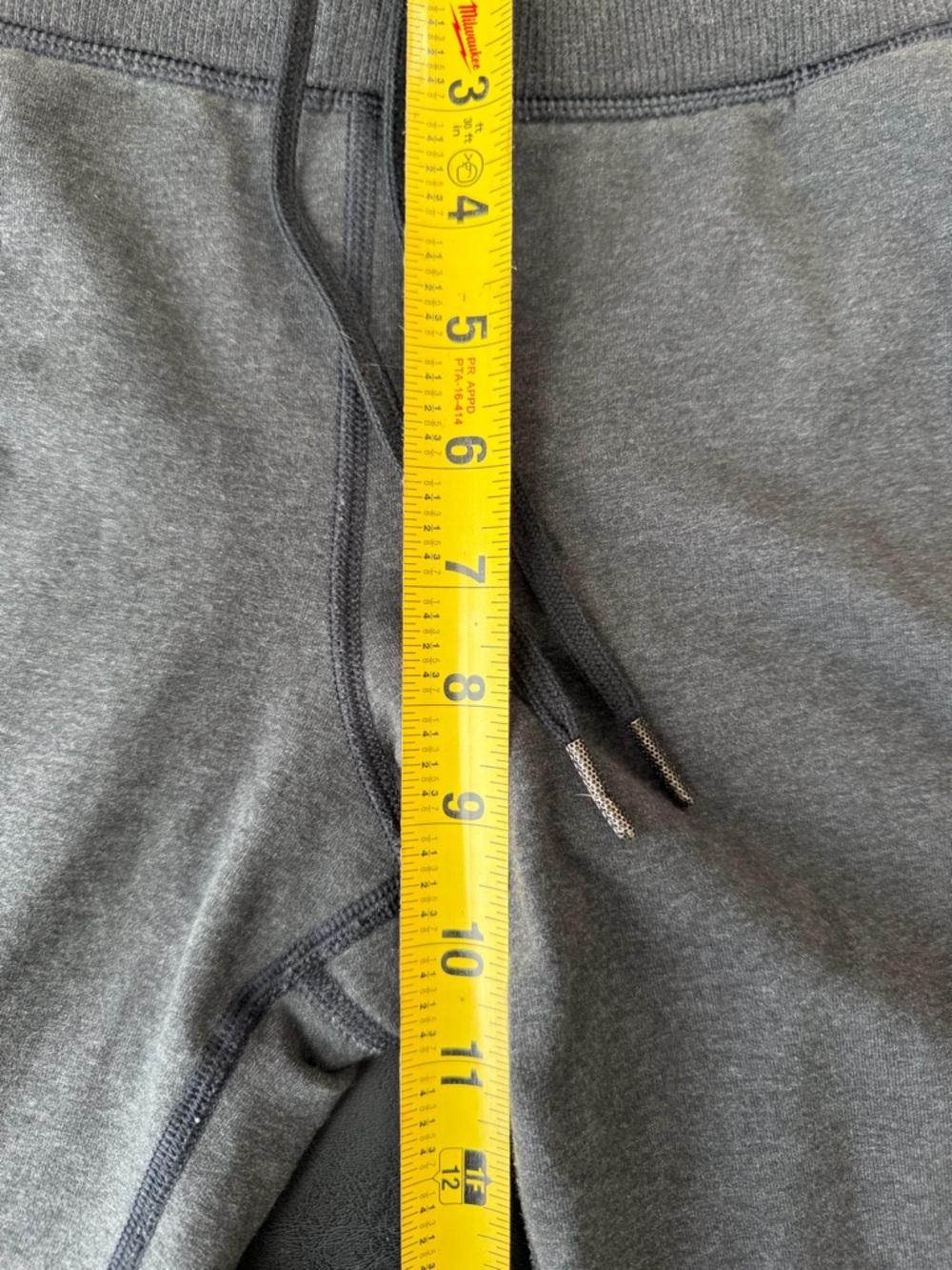 Lululemon Charcoal No Sweat Gray Zip Leg Jogger Sweatpants Size 6 - Picture 13 of 14